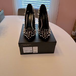 Azalea Wang spiked pumps.